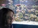 Dívka u akvária  